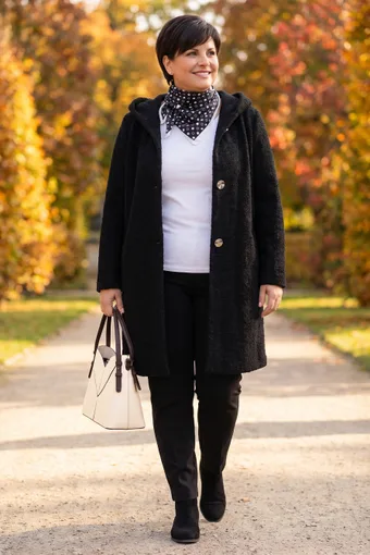 cappotto con cappuccio