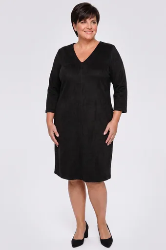 Abito in camoscio nero