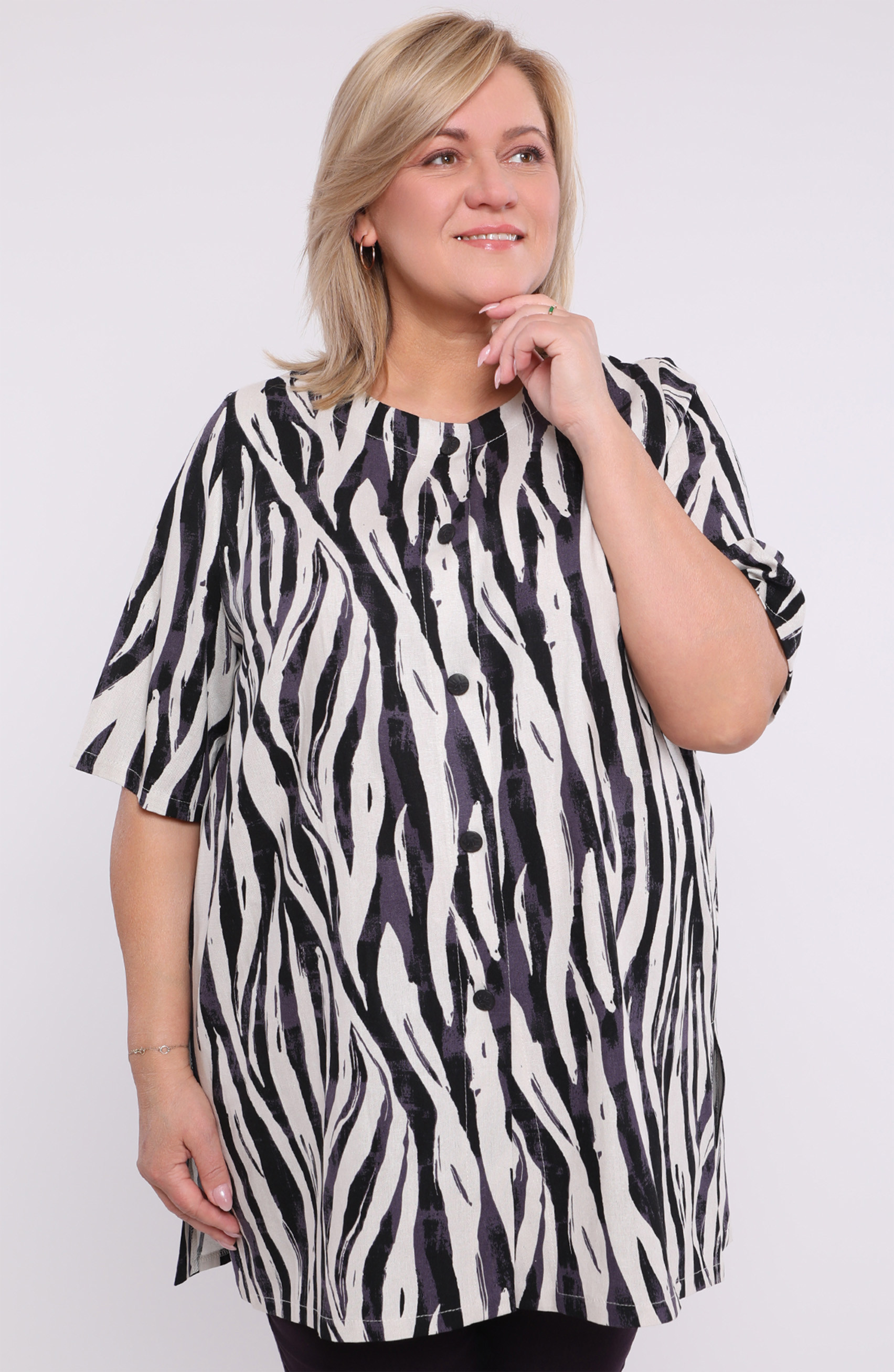 Tunica zebrata beige
