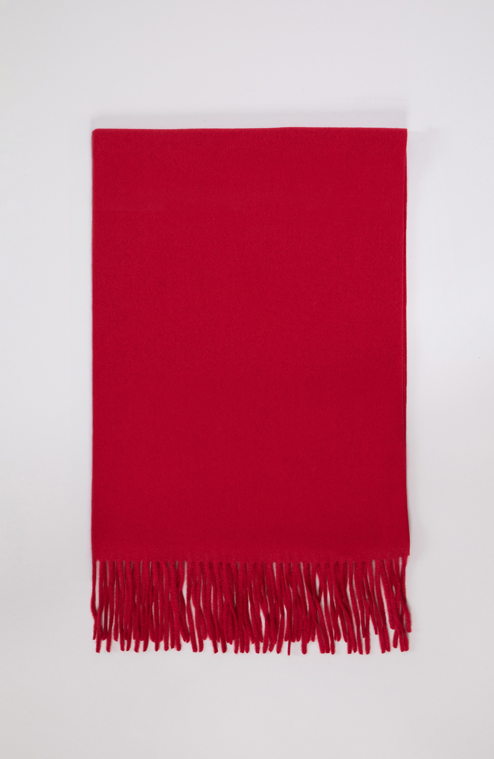 Sciarpa di lana rossa