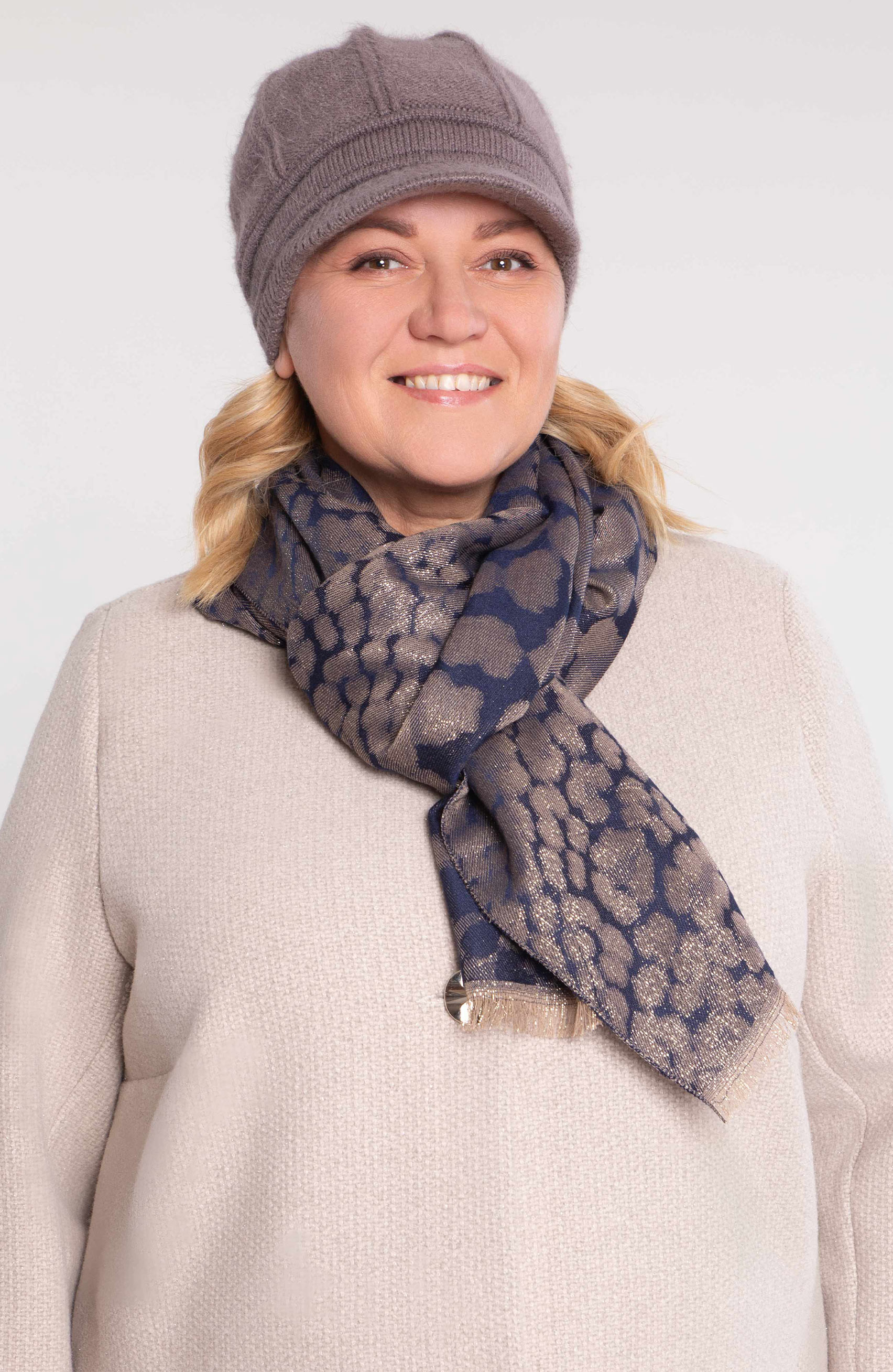Cappellino da baseball marrone