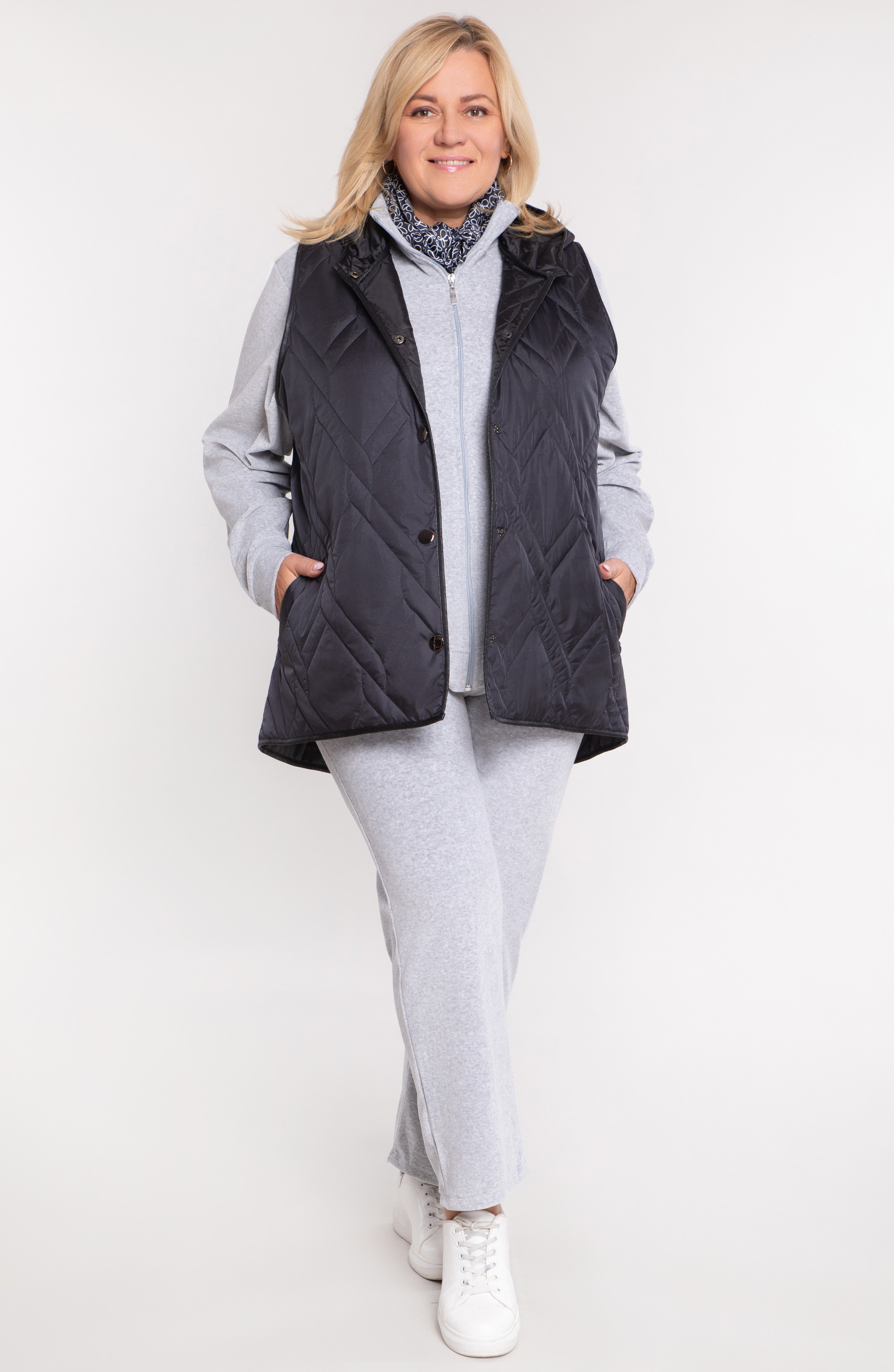 Gilet gilet color grafite