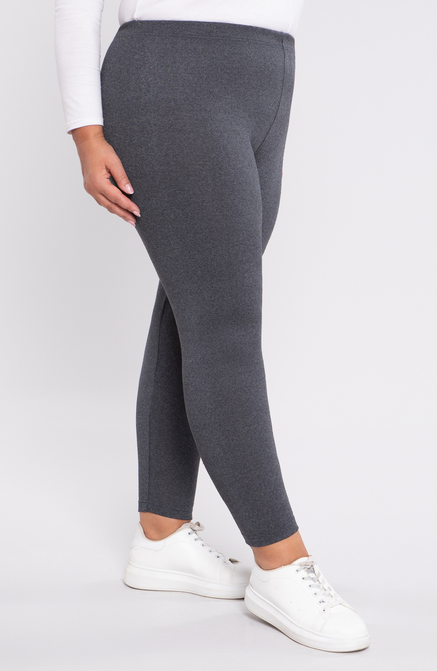 leggings lisci color grafite